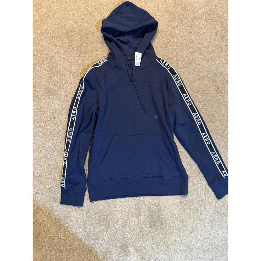 Men's Navy Blue Aeropostale Hoodie Size Small